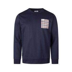 Aquascutum Unisex Adult Active Iconic Pocket Sweatshirt / Navy